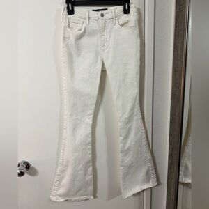 Hollister Women's White Flare Jeans